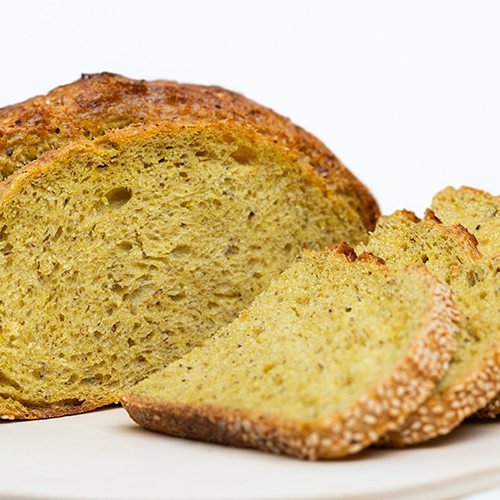 Turmeric and Sesame Bread